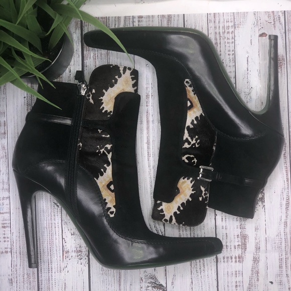 Donald J Pliner black leather & Spanish ankleboots - Picture 3 of 8